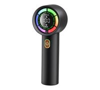 Ventilateur à main personnel, fan de Turbo Handheld | Ventilateur LED réglable pour voyager - Rechargeable à main - Petit refroidisseur d'air pour la maison, le studio