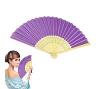 Ventilateur à main pliable pour les femmes, ventilateurs de main pour les | pliage | Ventilateur rétro vintage mignon et élégant | Main en bois de soie, artisanat japonais chinois, Vint
