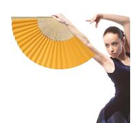 Ventilateur à main pliable, ventilateur pliable à main, éventail chinois japonais en soie vintage, élégant éventail en soie rétro de 20,3 cm pour femmes, filles, idéal pour danser, cospla