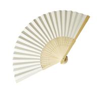 Ventilateur à main pliable, ventilateur pliant à main, éventail chinois japonais en soie vintage, éventail rétro élégant et charmant de 20,3 cm pour femmes, filles, bals, cosplay, mariage, acces