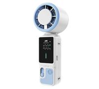 Ventilateur à main portable 100 Vitesses Réglables, Pliable, Léger,