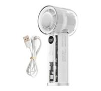 Ventilateur à Main Rafraîchissant | Batterie 3000 mAh Rechargeable USB 100 Vitesses - Ventilateur de Bureau Personnel - Pour Hommes Femmes Maison Voyage Dortoir Camping Bureau Activité