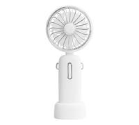 Ventilateur à Main Rechargeable - 3 vitesses silencieux - Ventilateur nomade extérieur - pour voyageurs, étudiants, maison, bureau, salle de sport, dortoir, shopping, plage, pique-nique,