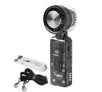 Ventilateur à Main Rechargeable,Affichage Numérique 100 Vitesses Pliable - Ventilateur portable de refroidissement personnel - pour voyages, plage, camping, pêche, pique-nique, été, maison,