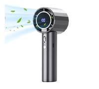 Ventilateur à main rechargeable - Ventilateur turbo portable rechargeable - Refroidisseur d'air avec 100 modes de vent, indispensable par temps chaud pour femmes, hommes, jeunes, adolescents, filles