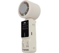 Ventilateur à main sur batterie Verbatim Cool'n'Go Ice Touch Pro (Blanc/Argent)