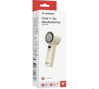 Ventilateur à main sur batterie Verbatim Cool'n'Go IceTouch - Ĝ6cm (Beige)