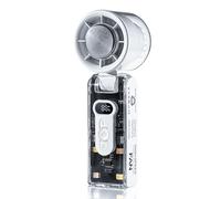 Ventilateur A Main Turbo Portable Avec Plaque De Refroidissement, Mini Ventilateur De Voyage Puissant 13000tr/M Usb Rechargeable, Vitesse RéGlable 1-100, Climatiseur De Poche Mini Climatiseur Portable