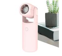 Ventilateur à main : ventilateurs portables rechargeables USB, petit réfrigérateur à 5 vitesses, appareils de refroidissement pour voyages d'été pour femmes, hommes, voyages en intérieur et extérieur
