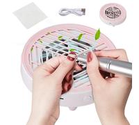 Ventilateur à ongles collecteur de poussière | Nettoyant électrique silencieux - Ventilateur de poussière pour ongles | Pour salon de manucure, station de beauté pour femmes débutants