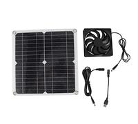 Ventilateur à panneau solaire léger et Portable, Kit de ventilateur à énergie solaire pour voitures, camping-car, voyage, maison, 12W