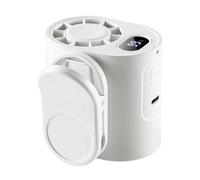 Ventilateur À Pince - Petit Breeze Portable De 2,59 Po | Écran LED Rotatif À 360° - Refroidisseur De Sangle De Cou À Cinq Vitesses. Fabriqué En Abs+pp Avec Moteur De 13 000 Tr/min, Idéal Pour Les