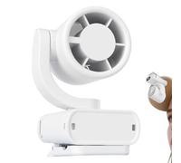 Ventilateur À Pince Pour Voiture - Refroidisseur Personnel Portable Rechargeable | Mini Climatiseur Personnel Avec Clip Pivotant 180 Degrés,pour Camping-Car et Extérieur Tente Golf Voyage Camion