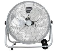 Ventilateur à roulettes vidaXL 3 vitesses Argent ¿64 cm