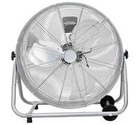 Ventilateur à tambour avec roue - Puissant ventilateur en aluminium pour grandes pièces, bureaux et ateliers - Léger, durable et mobile