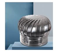 Ventilateur à turbine rotative, chapeau de cheminée rotatif en acier inoxydable, chapeau de cheminée polyvalent avec conduit de ventilation rotatif, compatible avec les cheminées, ventilateur de toi