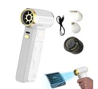 Ventilateur à turbine sans fil à 3 vitesses rechargeable par USB, dépoussiéreur portatif pour clavier, électronique, voiture, pelouse, coiffeur, nettoyage des cheveux, lieu de travail, bureau à