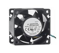Ventilateur à vent super violent RH2285 PFC0612DE 6 cm 60 mm 6 x 6 x 3,8 cm 60 x 60 x 38 mm 6038 12 V 1,68 A (2 broches)
