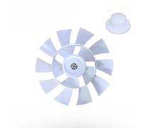 Ventilateur ABS haute densité 30,5 cm Finition blanche Ventilateur ABS | Mise au point silencieuse, 35,6 cm de diamètre, remplacement à faire soi-même, économise le coût du nouveau ventilateur