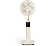 CREATE Ventilateur brumisateur oscillant AIR MIST PRO Télécommande 3 vitesses 2L Blanc cassé