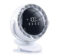 Ventilateur alimenté par USB avec réductions de bruit, vent turbocompressé, 4 niveaux de vitesses pour le travail et les études, ventilateur d ' affichage plein écran