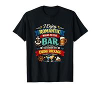 Ventilateur Amusant « I Enjoy Romantic Walks to The Bar » T-Shirt