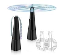 Ventilateur Anti-Mouche,2 Pièces Electrique Chasse Mouche de Table,Chargement USB Ultra Silencieux Portable,Répellante Moustique Fan pour Maison Dîner,Pique-Nique,Restaurants Terrasses