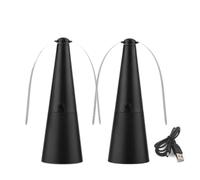 Ventilateur Anti Mouche De Table, 2PCS Ventilateur Mouche Table Portable, Ventilateurs Anti Mouches Interieur Répulsifs Silencieux, Ventilateurs Antimouche Éloigner Insectes Mouches Aliments