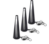 Ventilateur Anti Mouche De Table, 3 Pack Ventilateur Anti Moustique Exterieur, USB Rechargeable Ventilateurs De Table Électriques pour Repousser Les Mouches, Dissuasifs Portatifs pour L'intérieur