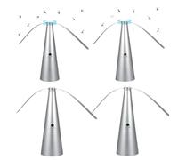Ventilateur Anti Mouche De Table, Lot De 4 Ventilateur Mouche Table Portable, Ventilateurs Anti Mouches Interieur Répulsifs Silencieux, Ventilateurs Antimouche Éloigner Insectes Mouches Vos Aliments