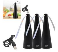 Ventilateur Anti Mouche de Table,Ventilateur De Table Portable Rechargeable par USB, avec Lames Holographiques, Ventilateurs Répulsifs Anti-Mouches pour Terrasses, Restaurants Et Extérieur (3pc)
