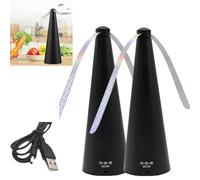 Ventilateur Anti Mouche de Table,Ventilateur De Table Portable Rechargeable Par USB, avec Lames Holographiques, Ventilateurs Répulsifs Anti-Mouches Pour Terrasses, Restaurants Et Extérieur (2pc)