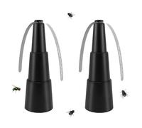 Ventilateur Anti Mouches,Anti Mouche Silencieux,Répulsif Télescopique Contre Mouches,Ventilateur Répulsif Anti Insectes Volants,Mode Suspendu ou Posé,pour Terrasses,Restaurants et Extérieur (2PCS)