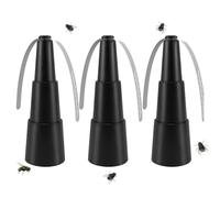 Ventilateur Anti Mouches,Anti Mouche Silencieux,Répulsif Télescopique Contre Mouches,Ventilateur Répulsif Anti Insectes Volants,Mode Suspendu ou Posé,pour Terrasses,Restaurants et Extérieur (3PCS)