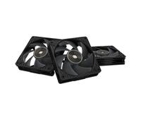 ASUS Ventilateurs ProArt PF120 120 mm PMW, hautes performances, pales LCP – Pack de 3, noir