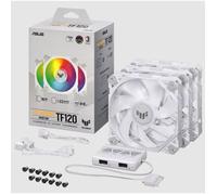 ASUS TUF GAMING TF120 ARGB WHITE EDITION 3IN1 Boitier PC Refroidisseur d'air 12 cm Blanc 3 pièce(s)