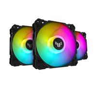 ASUS TUF Gaming TF120 ARGB Fan - Triple Fan Kit with ARGB Controller Boitier PC Refroidisseur d'air 12 cm Noir