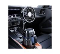 Ventilateur Auto Rotatif 360° Avec Rallonge Porte-gobelet - 2 Vitesses