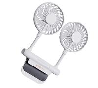 Ventilateur Avec Clip Pour Moniteur - Personnel USB, Double Tête, Flux D'air Solide, Pince À Réglage Résistant, Portable Silencieux | Bureau De Cuisine Meople, Confonctions Labriques