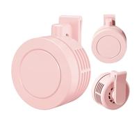 Ventilateur avec clip - Ventilateur portable silencieux sans lame en ABS | Ventilateurs de refroidissement à mains libres rechargeables de 3 pouces | 3 réglages de vitesse, recharge USB, idéal pour