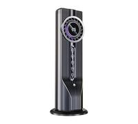 Ventilateur avec humidificateur | ventilateur nébuliseur de table | ventilateur paisible avec réservoir d'eau 100 ml 6 vitesses télécommande pour maison bureau