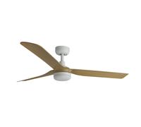 Ventilateur avec lumière led Faro Punt M 18W 3000-4200-6500K blanc bois - 33816