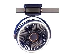 Ventilateur Avec Pince - Petits Ventilateurs pour Chambre - Appareil de Rafraîchissement Compact Sans Fil Rechargeable USB-C pour Plage Voiture Extérieur Chambre Cuisine Tente Camion Atelier
