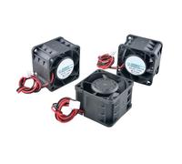 Ventilateur axial ACP4028 4 cm 40 mm 40 x 40 x 28 mm DC 5 V/12 V/24 V 2 broches for serveur d'alimentation 1U 2U(DC12V OIL BEARING_NO RGB)