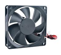 Ventilateur axial haute vitesse ACP8020 80 x 80 x 20 mm, 5 V/12 V/24 V CC, 2 broches, for alimentation de convertisseur de fréquence.(DC24V oil bearing)