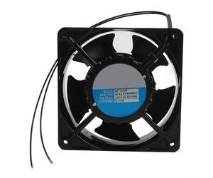 Ventilateur axial silencieux pour cheminée cassette insert, poêle à haute température circulateur de chaleur avec lames métalliques, ventilateur de refroidissement pour poêle à granulés, chaudière