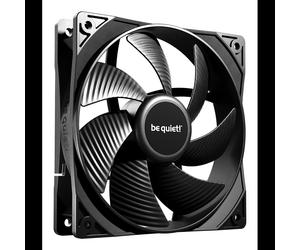 Ventilateur be quiet! Pure Wings 3 120mm Triple Pack - 120x120x25mm, 1600 RPM max, 25.5 dB(A), 49.9 CFM, Roulement Palier lisse, PWM, Noir