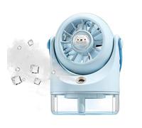 Ventilateur brume silencieux rechargeable bureau personnel portable mini appareil de refroidissement pour la maison, chambre, bureau, chambre, été, voyage en plein air, camping, etc