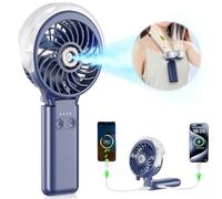 Ventilateur brumisateur 5000 mAh avec chargeur portable