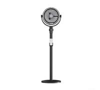 Ventilateur brumisateur d'extérieur portable, 4 vitesses, oscillation, télécommande, minuteur pour maison, terrasse, voyage, cour (noir)